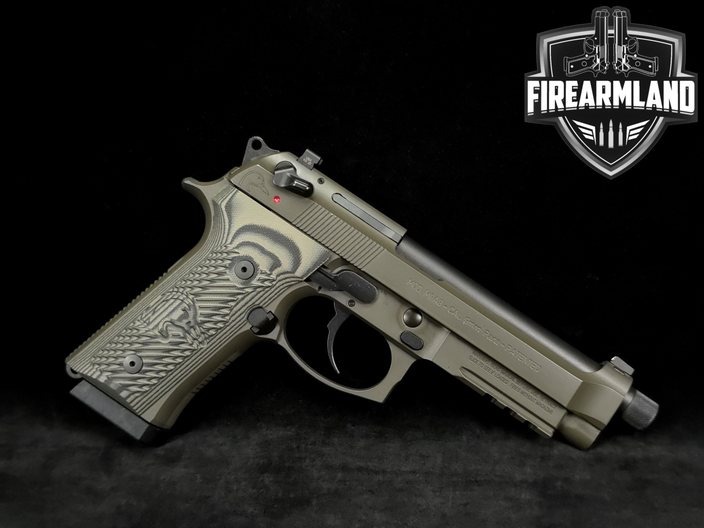 Beretta M9A3 Ducks Unlimited Limited Edition 9mm Luger OD Green in Excellent Condition Thumbnail