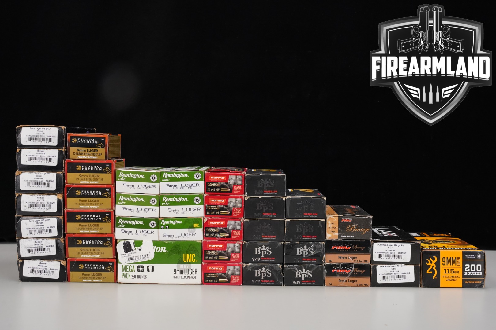 Multiple Manufacturers 9MM AMMO 9mm Luger in New - Old Stock Condition Thumbnail