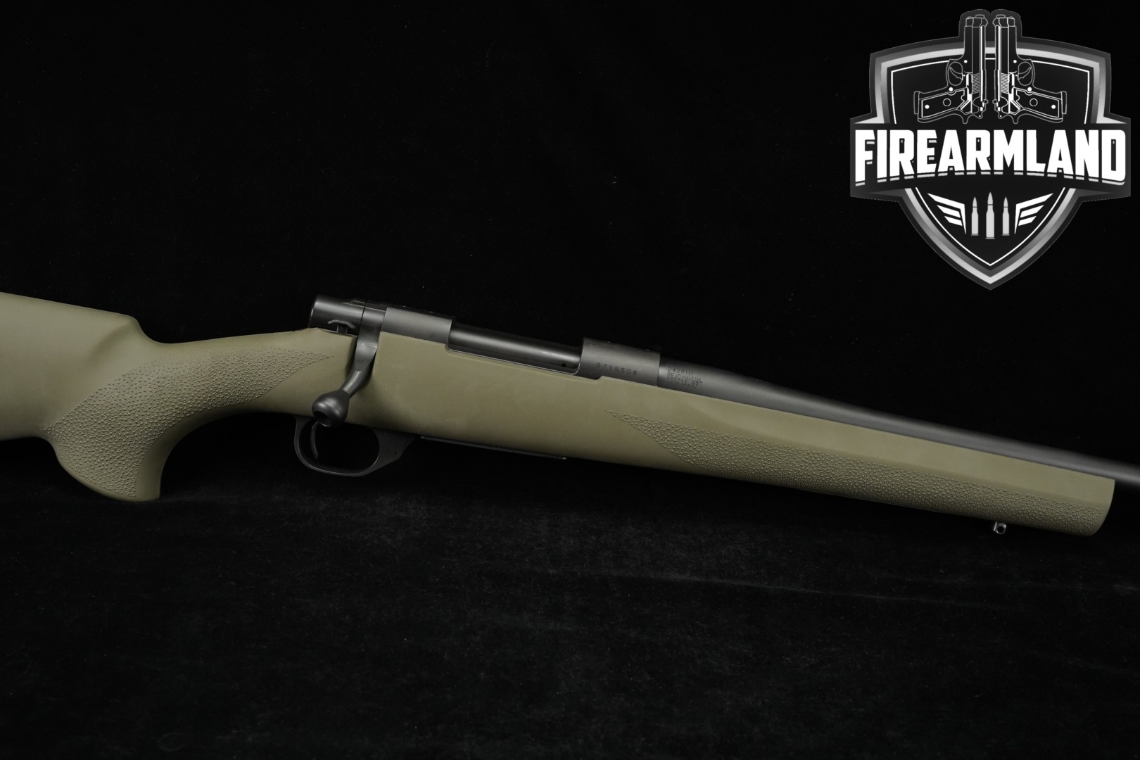 Howa Model 1500 Hogue Youth .243 Win. Blued & OD Green in Excellent Condition Thumbnail