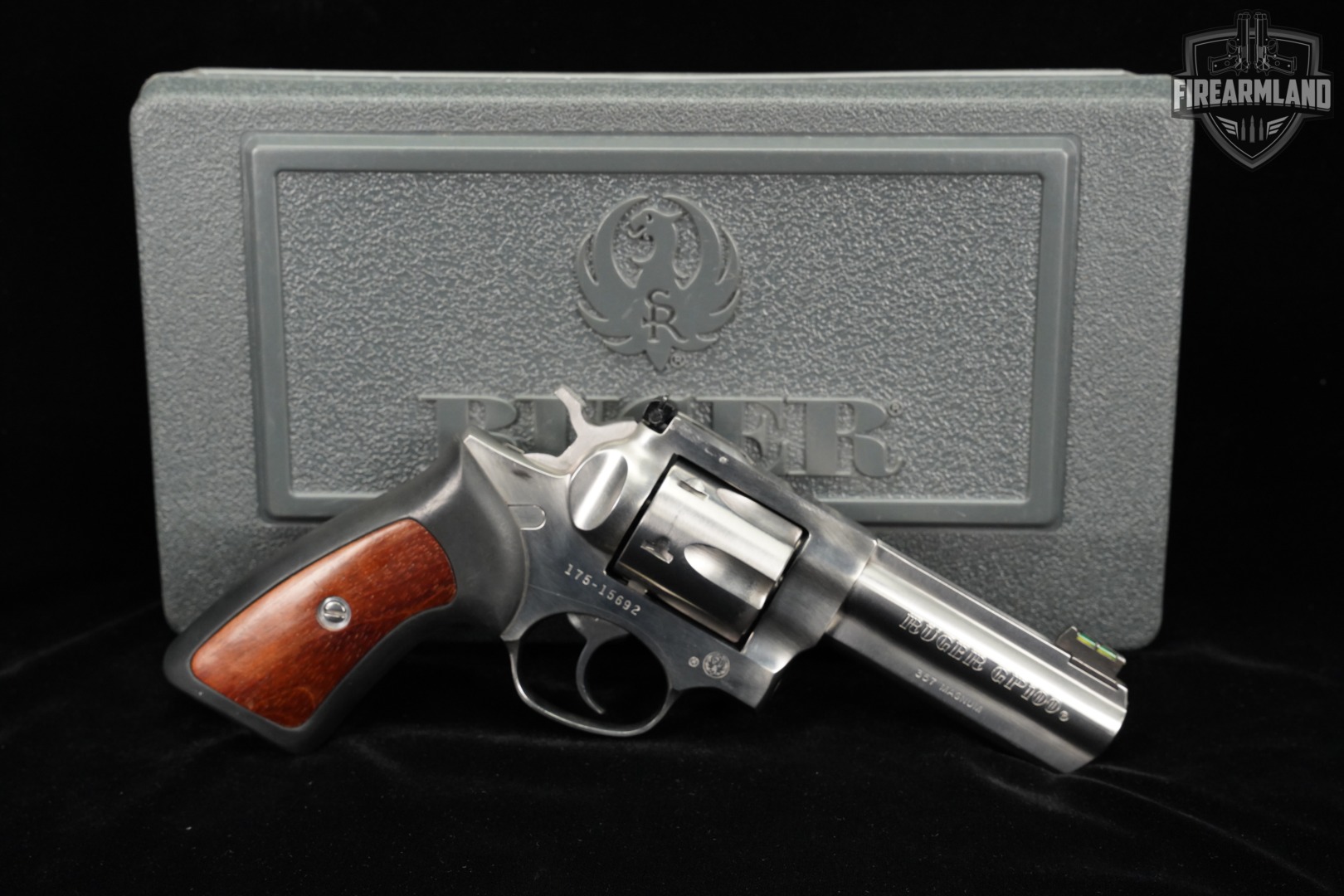 2009 Ruger GP100 357 Magnum 4" Satin Stainless GP-100 +ORIG CASE-img-2