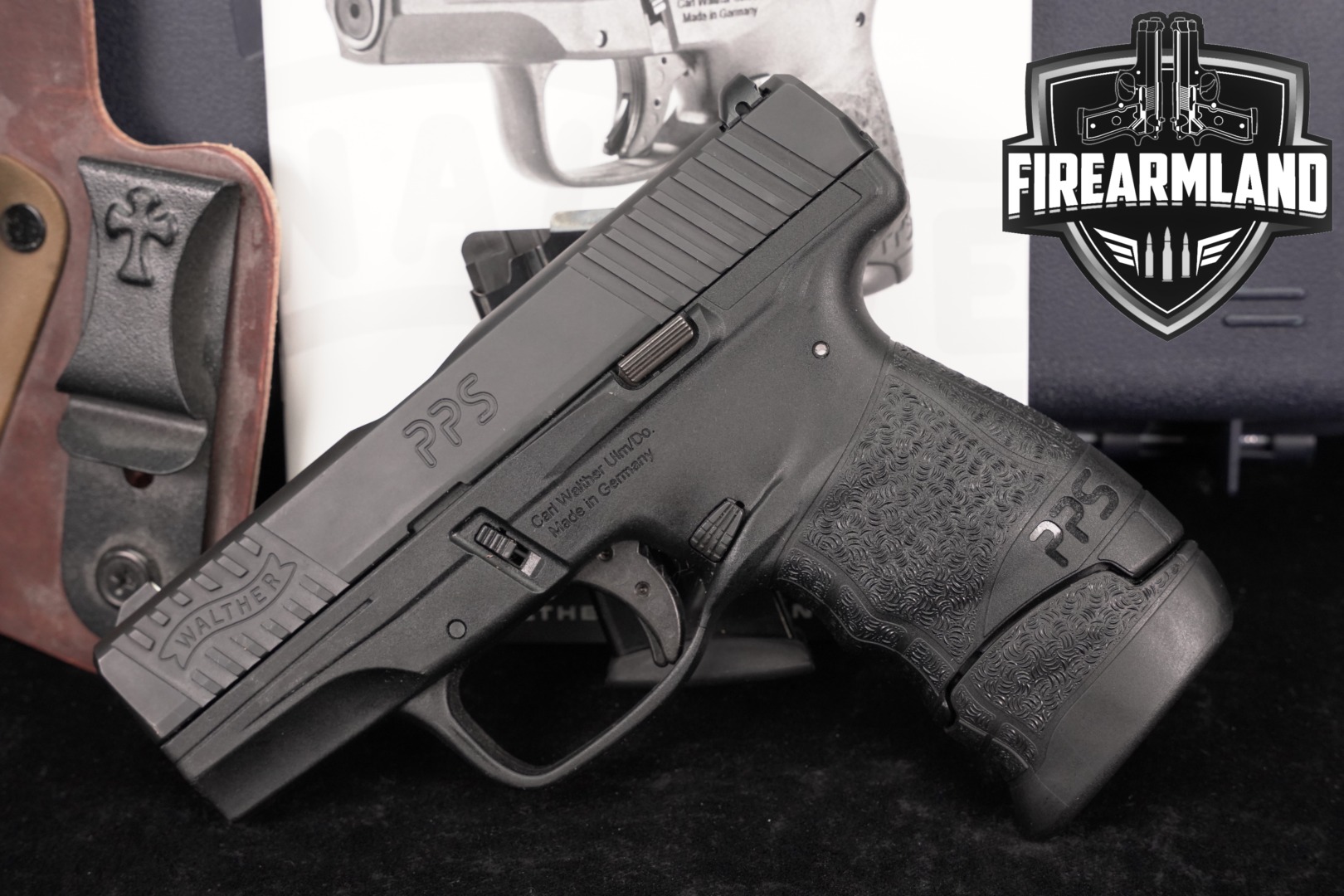 Walther PPS M2 9mm 3.18" +2 MAGS, ORIG CASE & HOLSTER-img-0