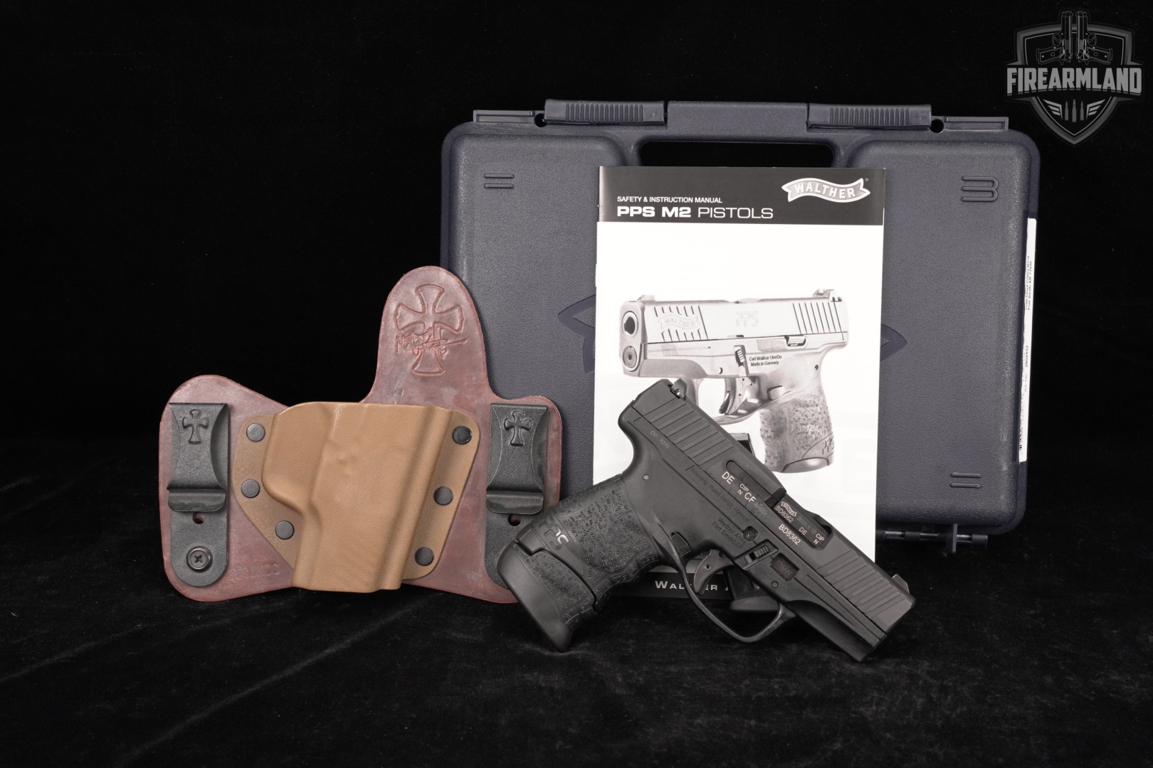 Walther PPS M2 9mm 3.18" +2 MAGS, ORIG CASE & HOLSTER-img-2