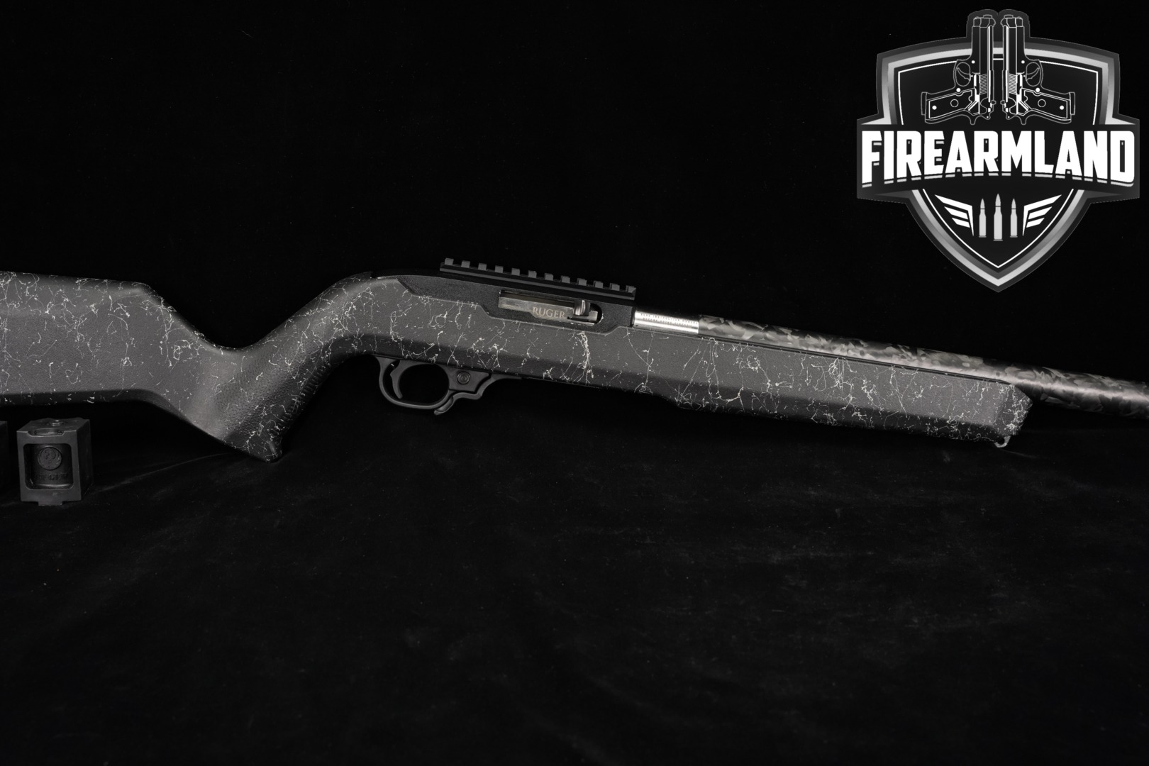 2025 Sturm Ruger 10/22 Carbon Fiber .22 LR Carbon Fiber & Speckled Black in Very Good Condition Thumbnail