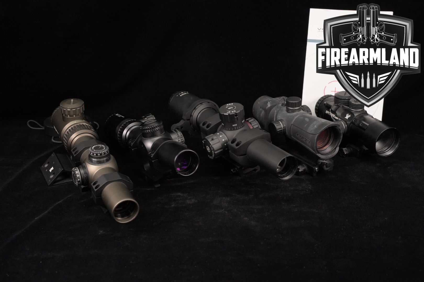 Multiple Manufacturers Five Scope Lot in Good Condition Thumbnail