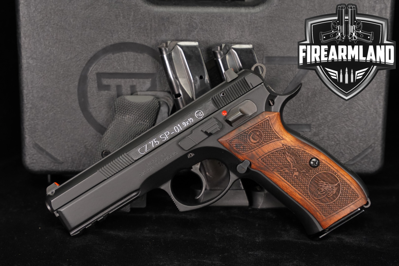 CZ CZ 75 SP-01 9mm Luger Black in Very Good Condition Thumbnail