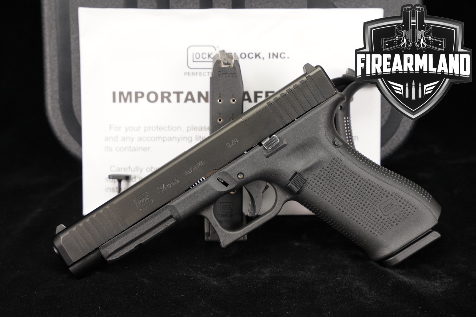 Glock G34 Gen5 MOS 9mm Luger Black in Good Condition Thumbnail
