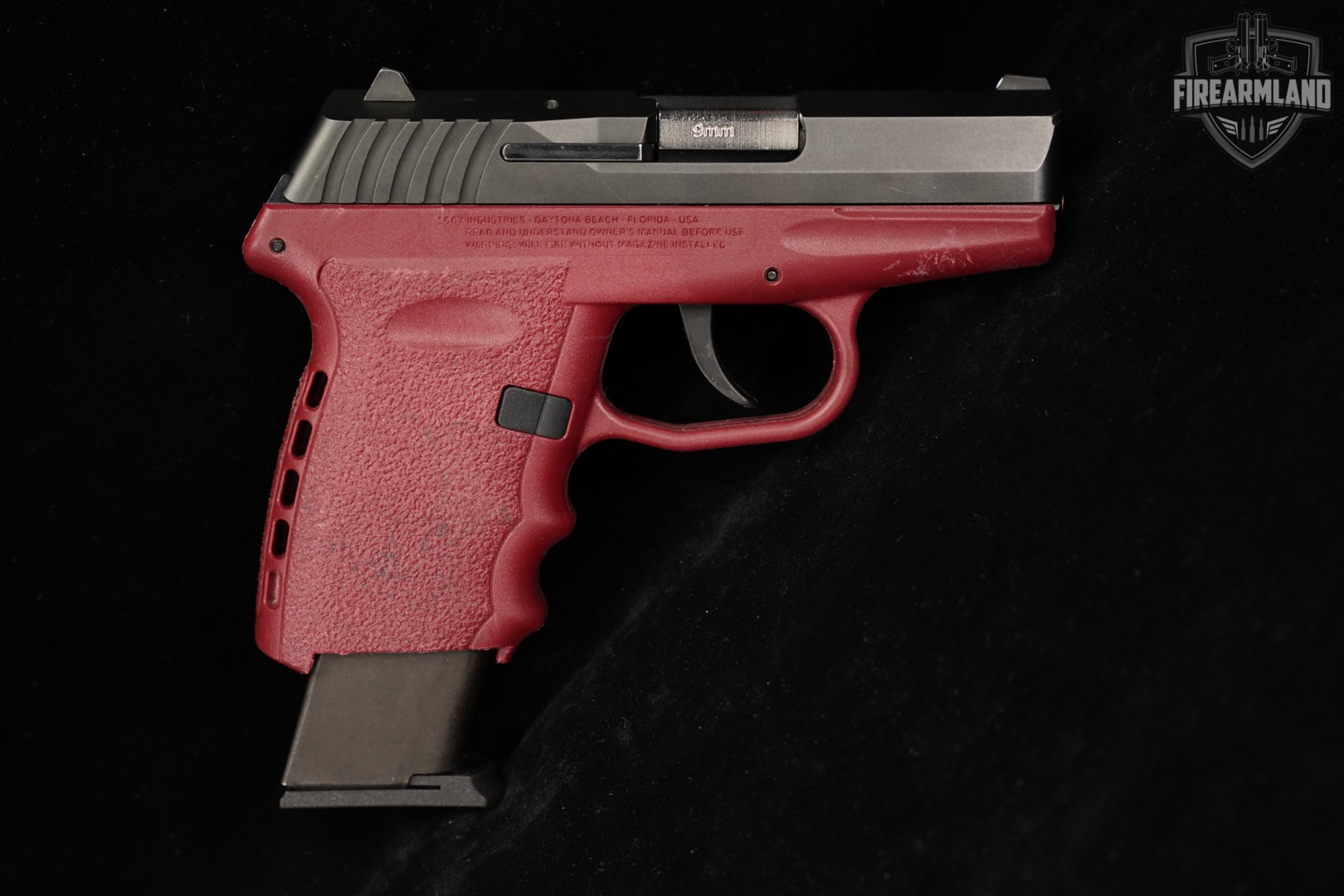 SCCY Industries CPX-2 2nd Gen 9mm 3.1" Stainless & Red CPX2 +TWO MAGS-img-4