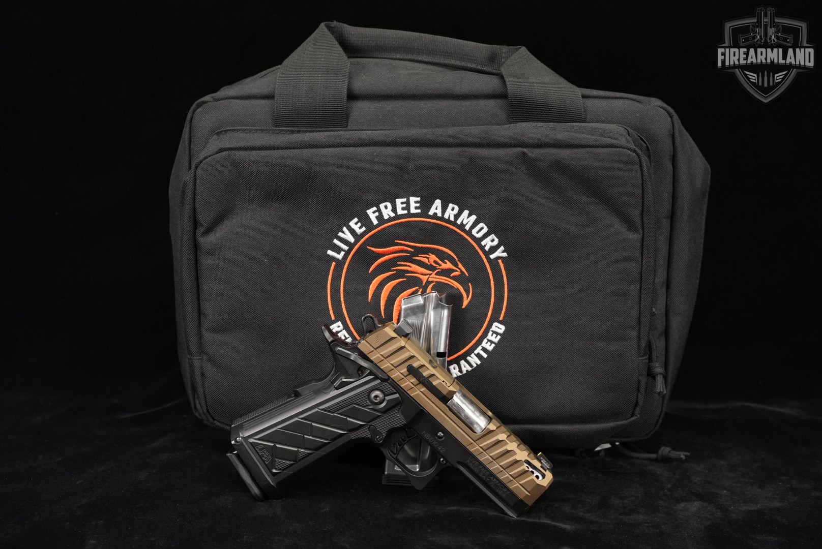Live Free Armory Apollo 11 V2 Sub-Compact 9mm 2011 LFA +2 MAGS & ORIG CASE-img-2