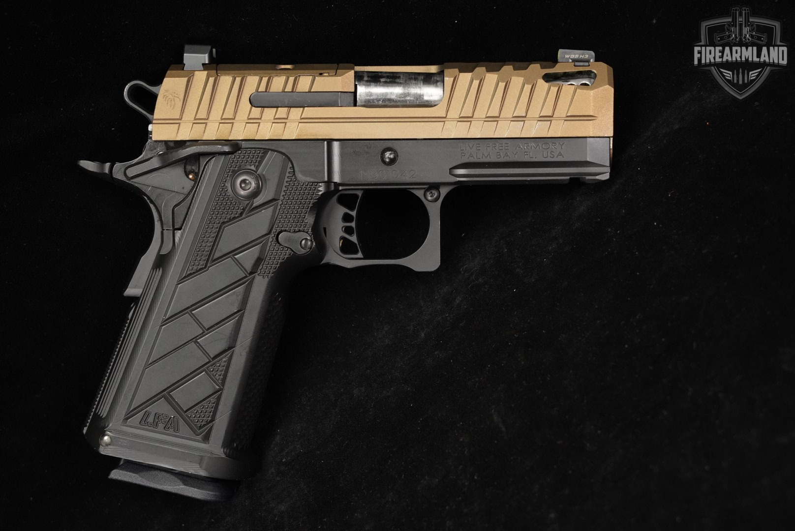 Live Free Armory Apollo 11 V2 Sub-Compact 9mm 2011 LFA +2 MAGS & ORIG CASE-img-4