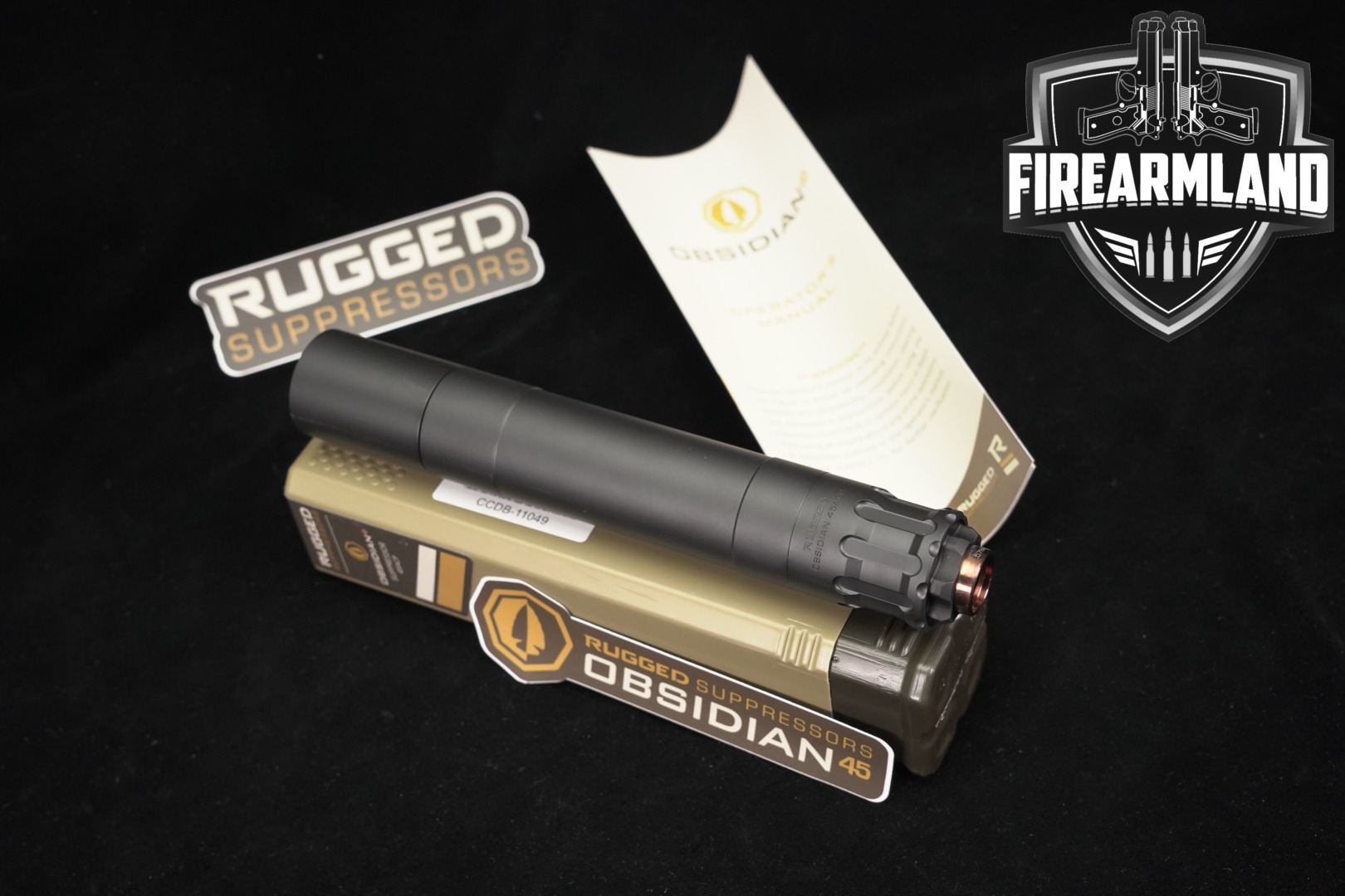 Rugged Suppressors Obsidian 45acp .45 ACP in Excellent Condition Thumbnail