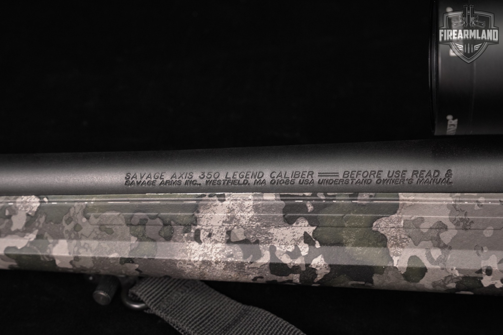 Savage Arms Axis II XP 350 Legend 18 Black & Camo +BUSHNELL SCOPE, CASE-img-21