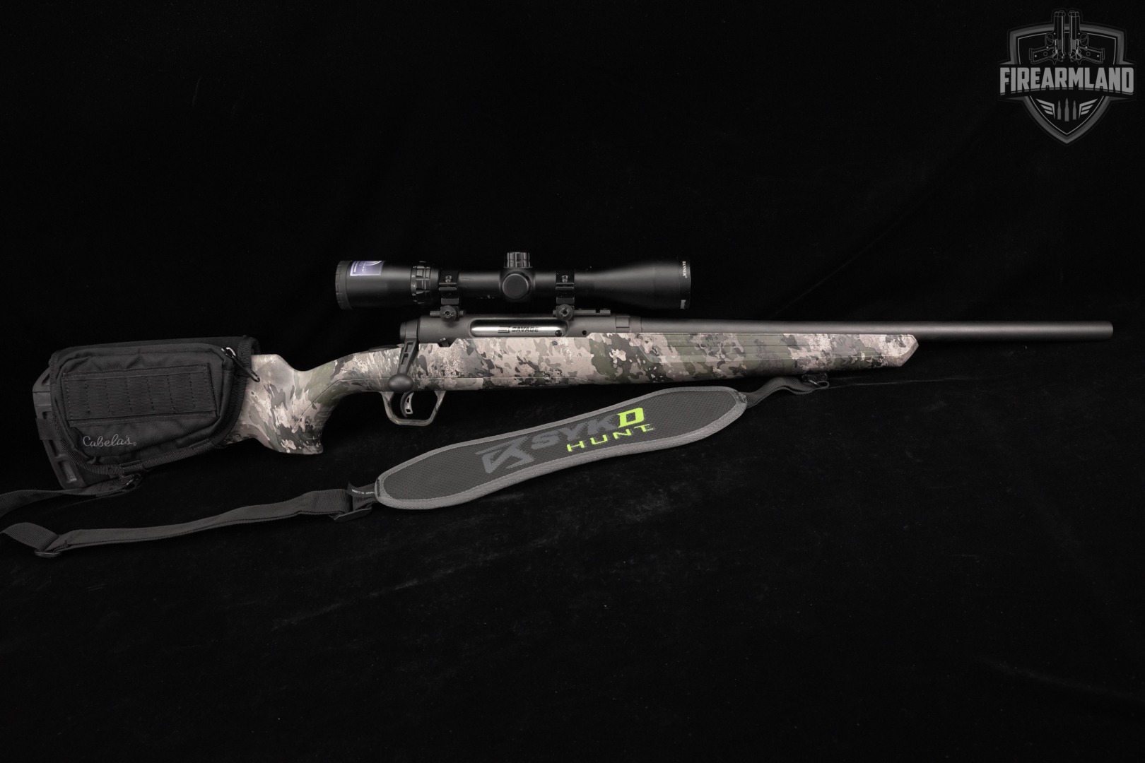 Savage Arms Axis II XP 350 Legend 18 Black & Camo +BUSHNELL SCOPE, CASE-img-3