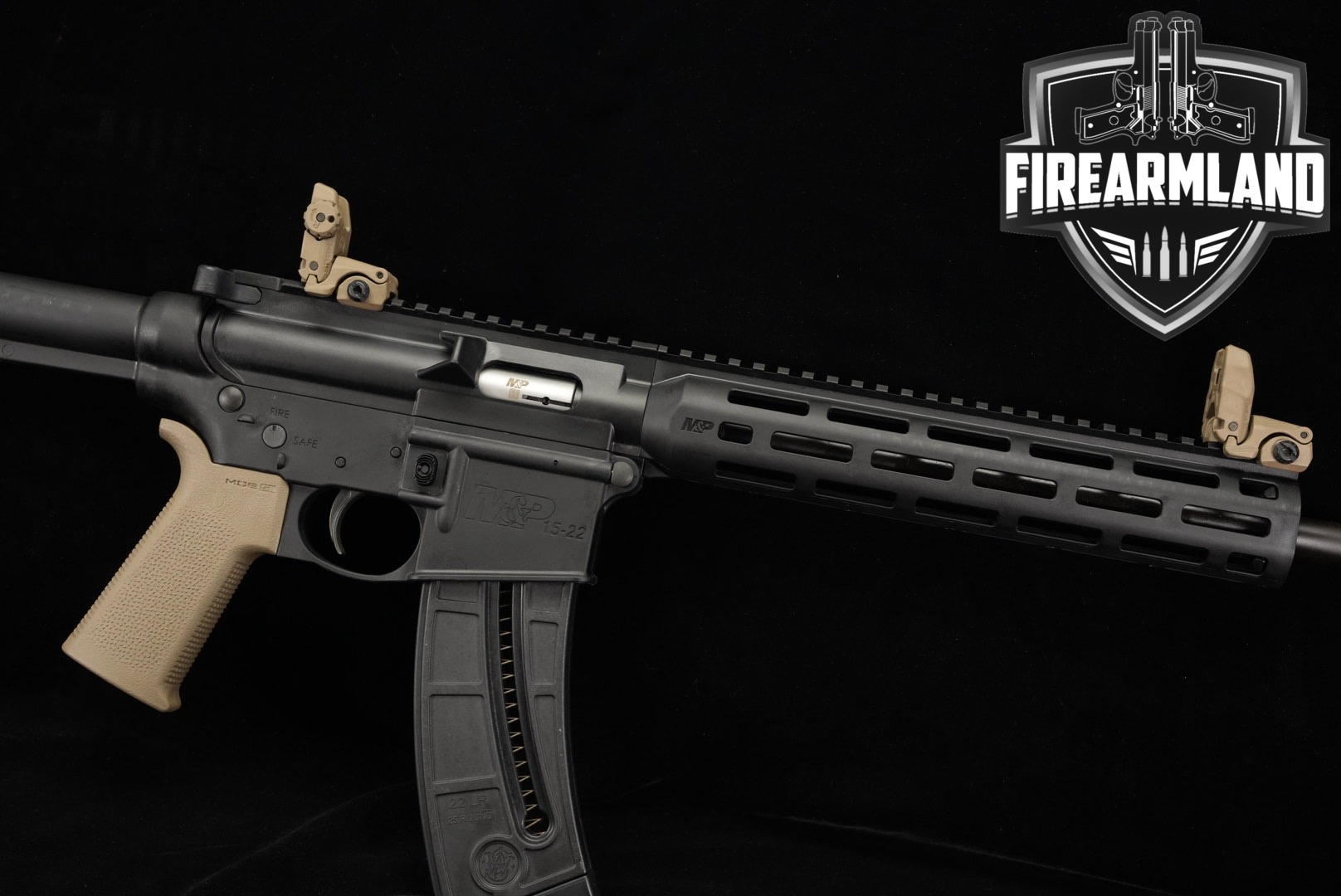 Smith & Wesson (S&W) M&P15-22 SPORT MOE SL .22 LR FDE in Very Good Condition Thumbnail