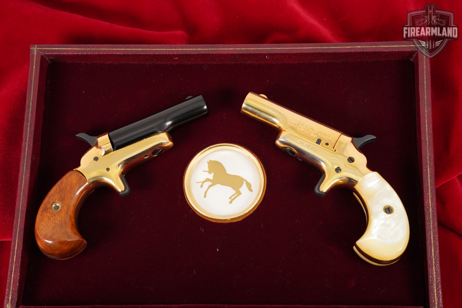 MATCHED PAIR! Colt No 4 Derringer Lord & Lady 22 Short 2.5" +ORIG CASE-img-21