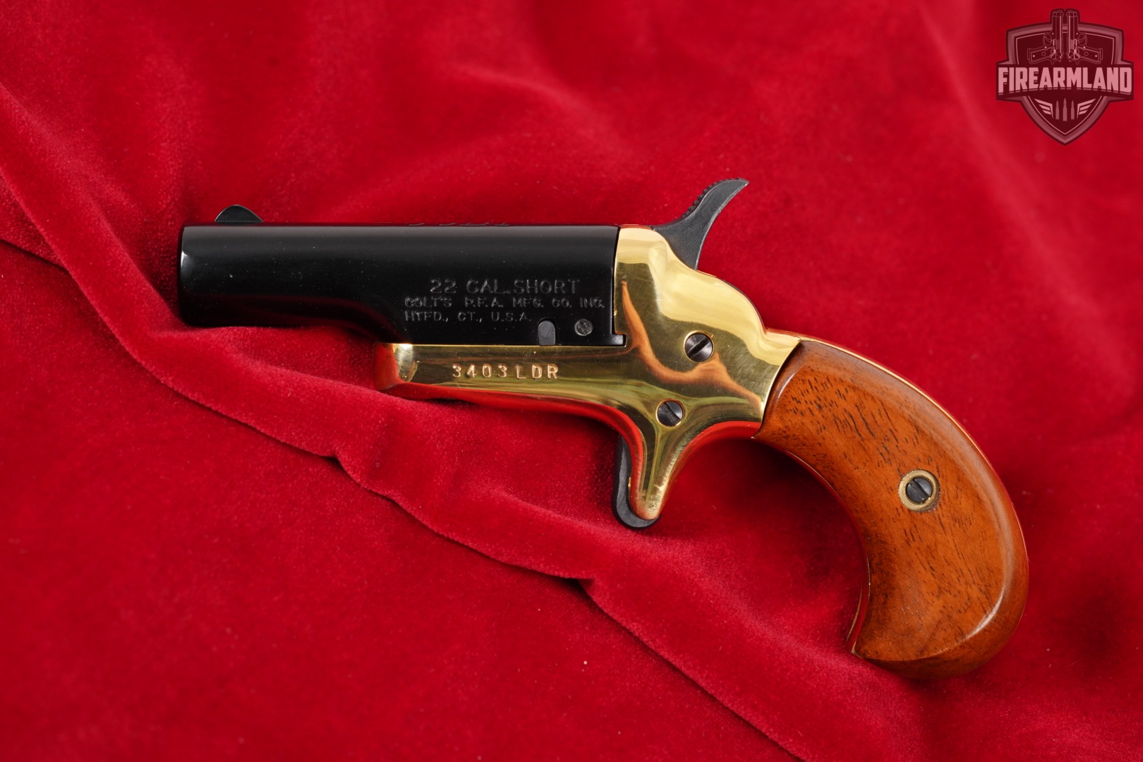 MATCHED PAIR! Colt No 4 Derringer Lord & Lady 22 Short 2.5" +ORIG CASE-img-3