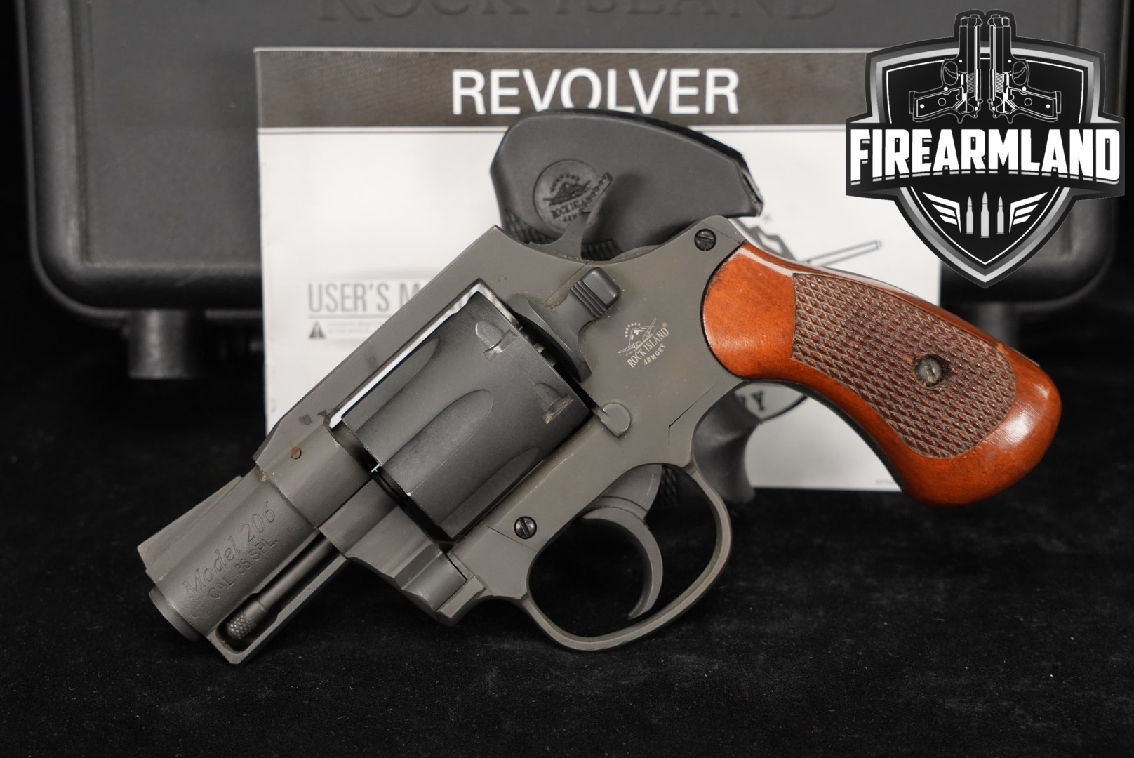 Rock Island Armory RIA M206 38 Special 2" Parkerized +ORIG CASE-img-0