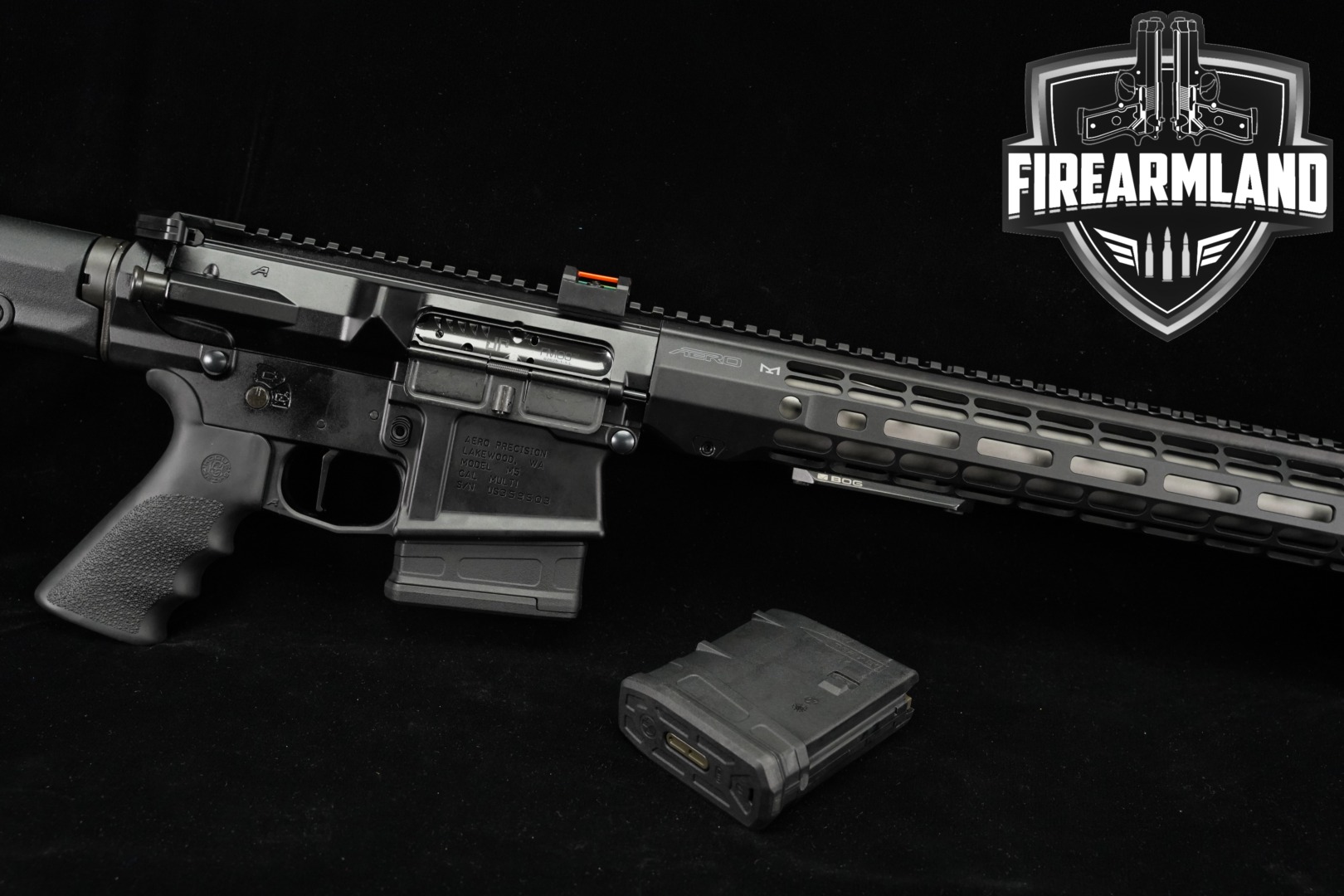 Aero Precision M5 6.5 Creedmoor AR-10 AR10 24" M-LOK +2 MAG, PELICAN CASE-img-0