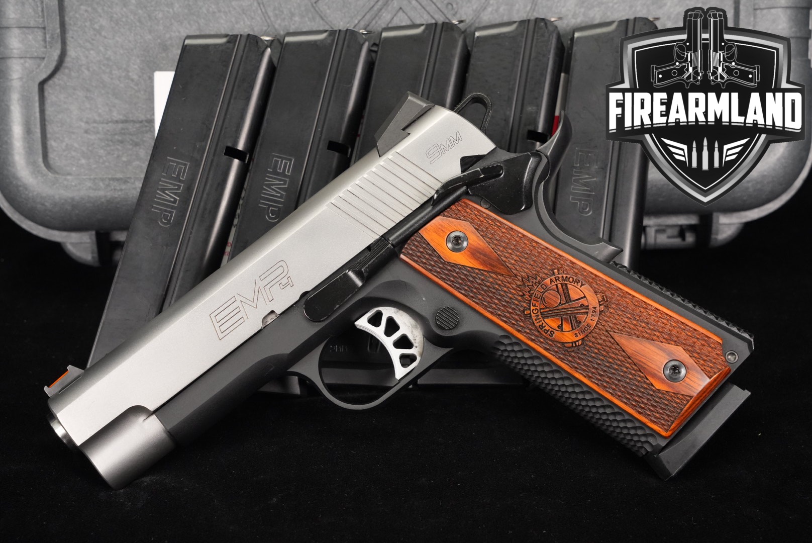 Springfield Armory EMP 4 Lightweight Champion 9mm Luger Two-Tone Stainless & Black in Very Good Condition Thumbnail