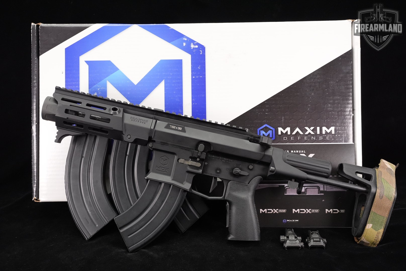 Maxim Defense PDX 7.62x39 AR-15 AR15 5.5" GEISSELE TRIGGER +4 MAGS-img-2