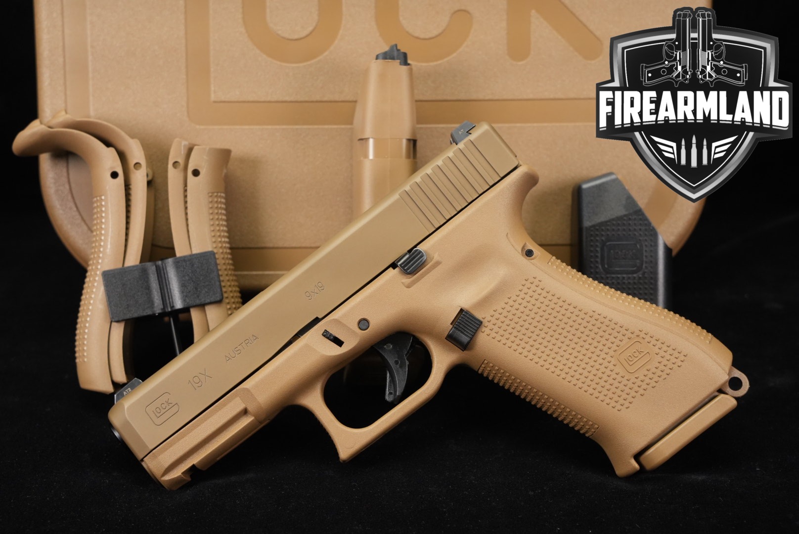 GLOCK 19 セミオートガン 付属品あり For Glock 19 Gen 5 - Cerberus Thumb Rest Compensator - G19 G19v