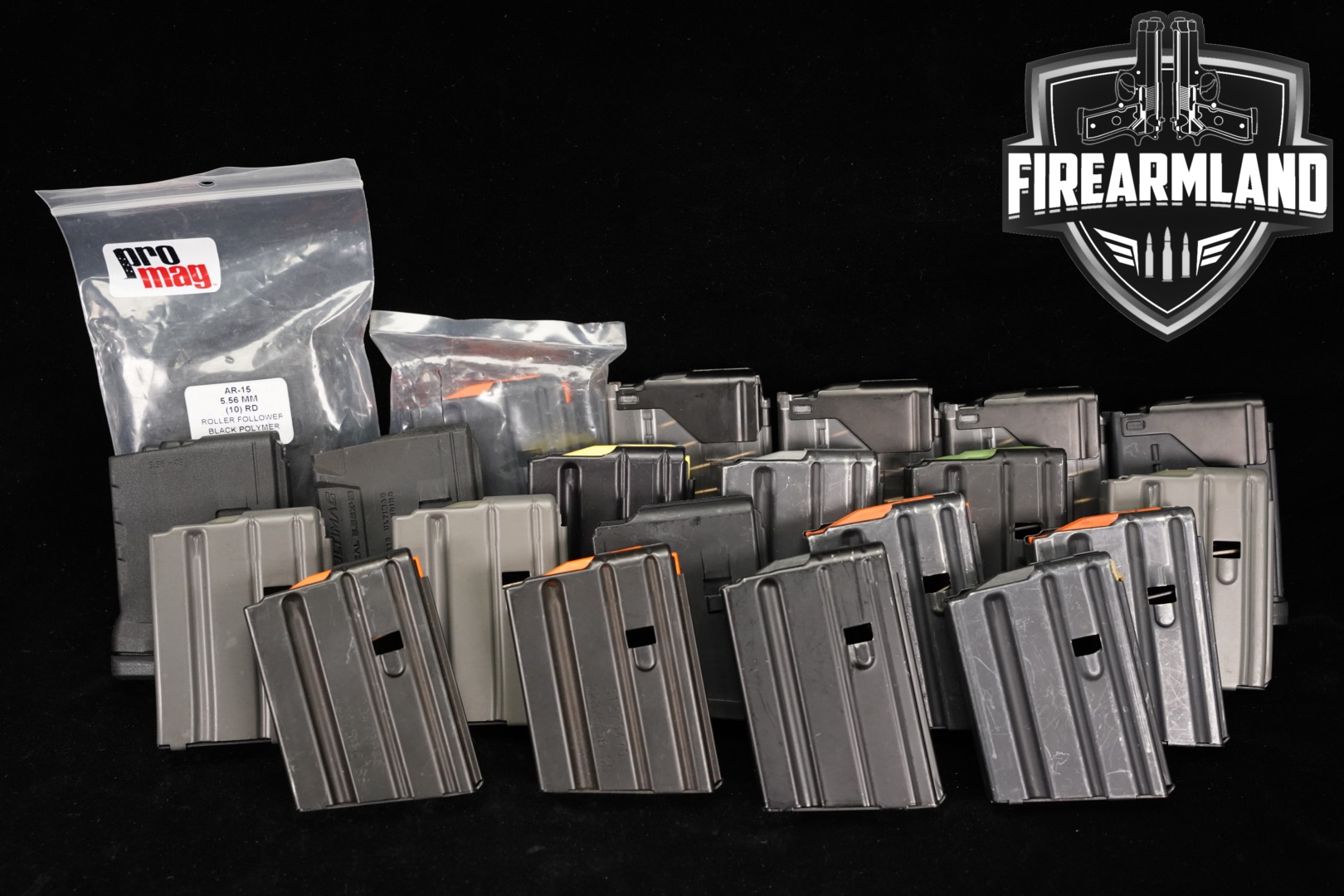 Multiple Manufacturers TWENTY-ONE (21) AR-15 10 Round Magazines 5.56mm NATO in Very Good Condition Thumbnail