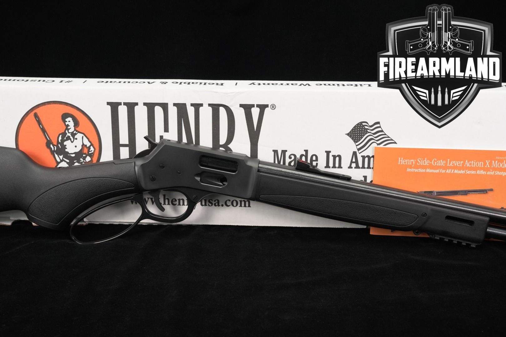 Henry Repeating Arms Big Boy X Model .357 Magnum/.38 Special .357-38 Blued & Synthetic in Excellent Condition Thumbnail
