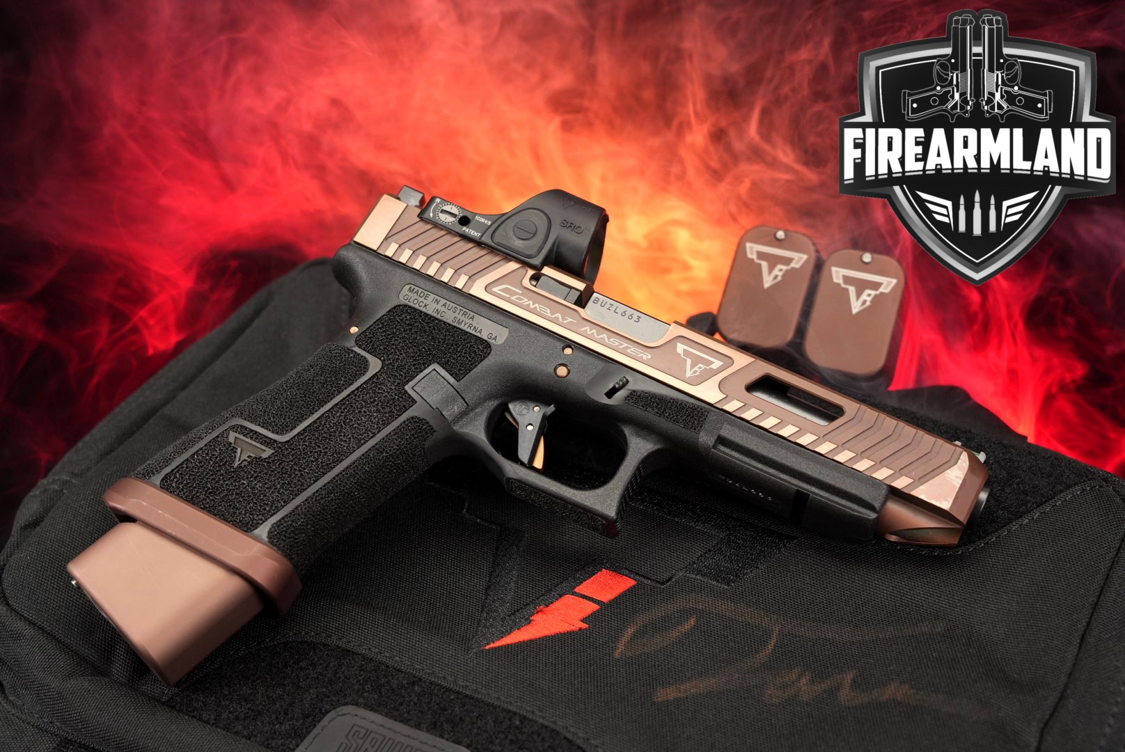 Taran Tactical (TTI) Glock G34 Copperhead Combat Master; Gen 3 9mm Luger Bronze in Very Good Condition Thumbnail
