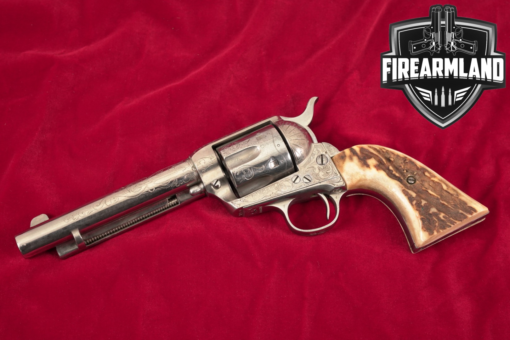 1907 Colt Single Action Army First Generation .38-40 Win. Nickel in Good Condition Thumbnail