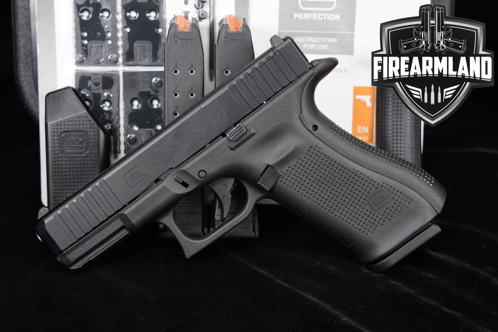 Glock G45 Gen5 MOS 9mm Luger Black in Excellent Condition Thumbnail