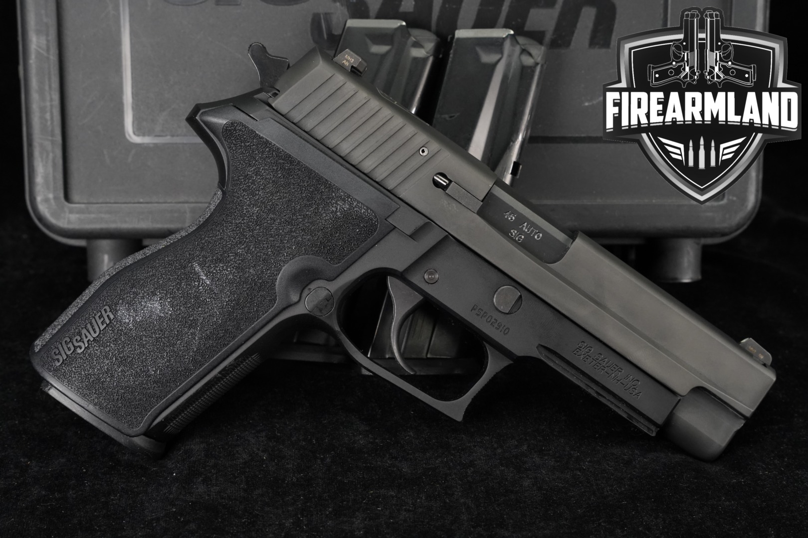 2014 Sig Sauer P227 R (Railed); Full-Size; Pennsylvania State Police Trooper .45 ACP Black in Excellent Condition Thumbnail
