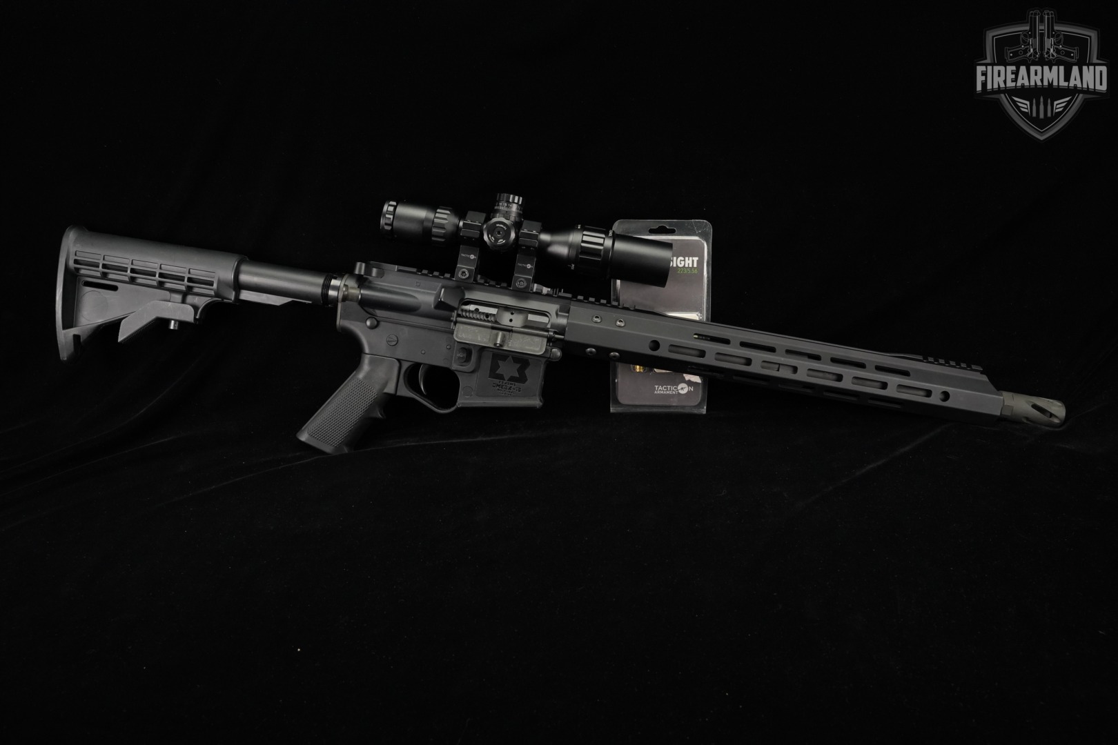 E-3 Arms Omega-15 50 Beowulf AR15 AR OMEGA15 E3 +TA SCOPE-img-2