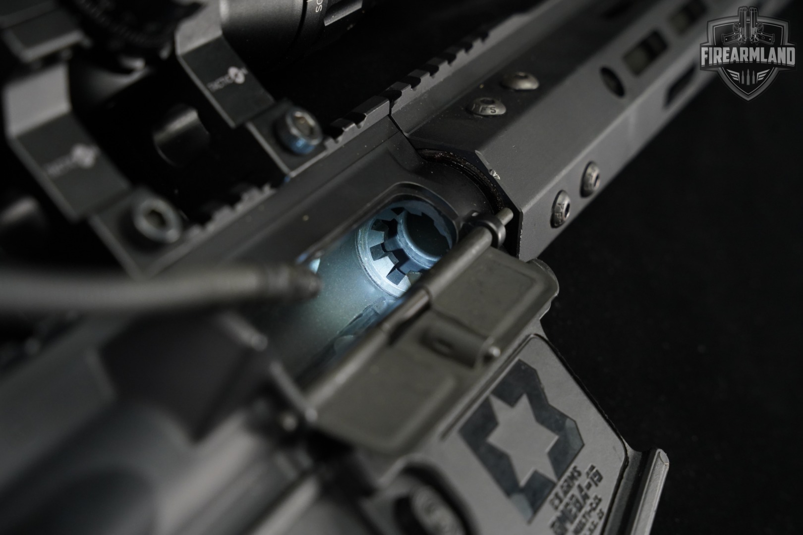 E-3 Arms Omega-15 50 Beowulf AR15 AR OMEGA15 E3 +TA SCOPE-img-22
