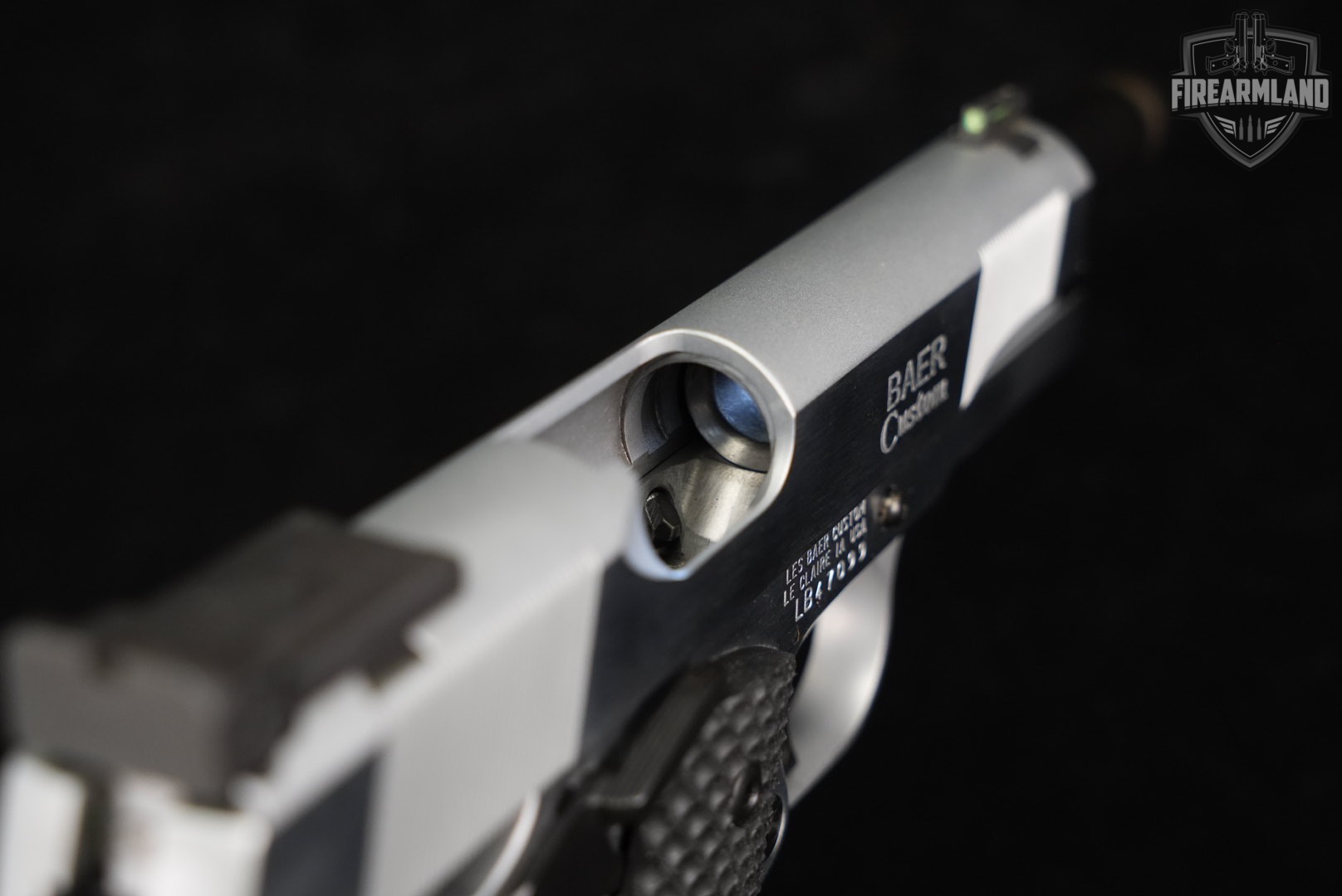 Les Baer Custom HEMI 572 45 ACP 1911 5" Hard Chrome +2 MAGS & ORIG BOX-img-10