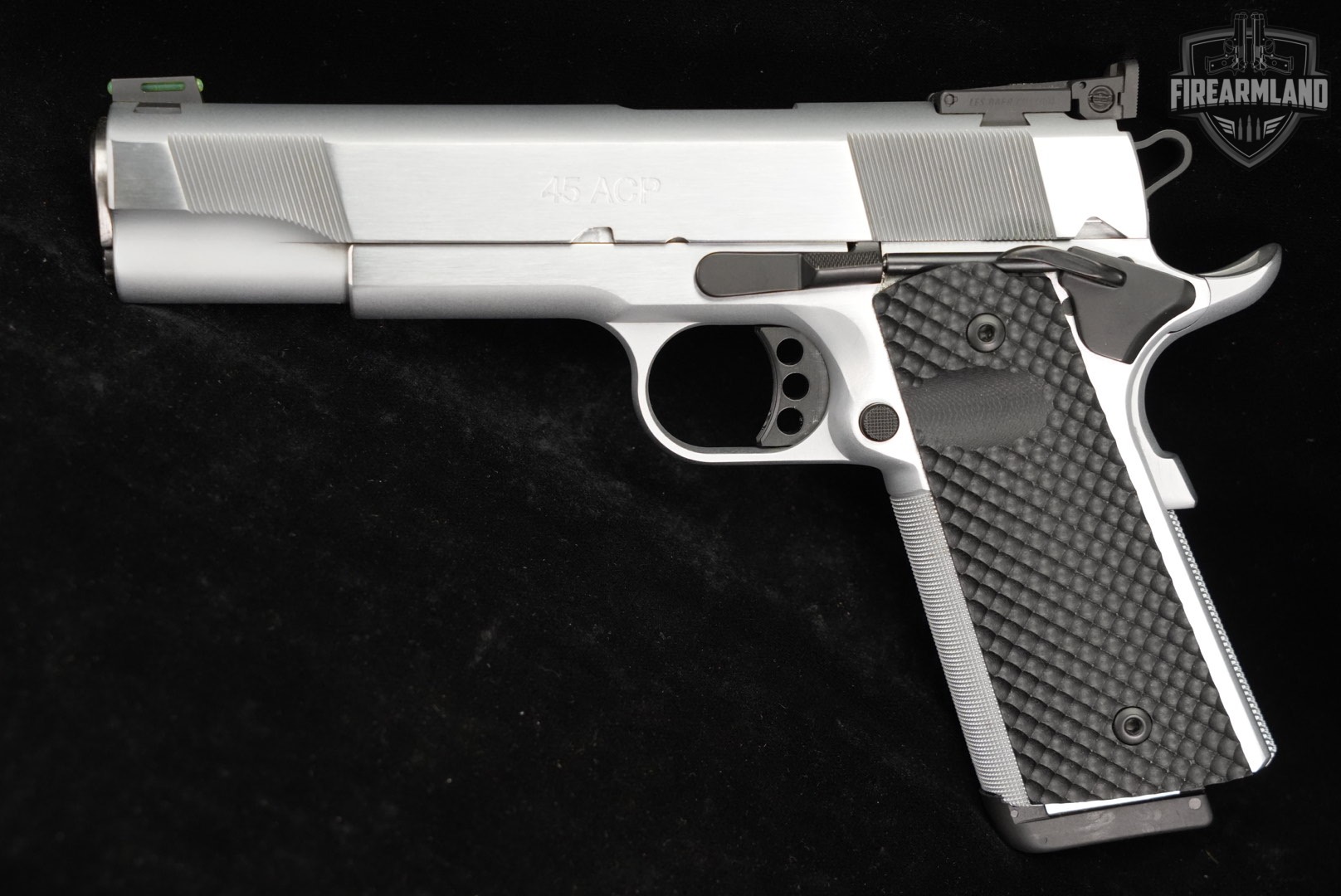 Les Baer Custom HEMI 572 45 ACP 1911 5" Hard Chrome +2 MAGS & ORIG BOX-img-4