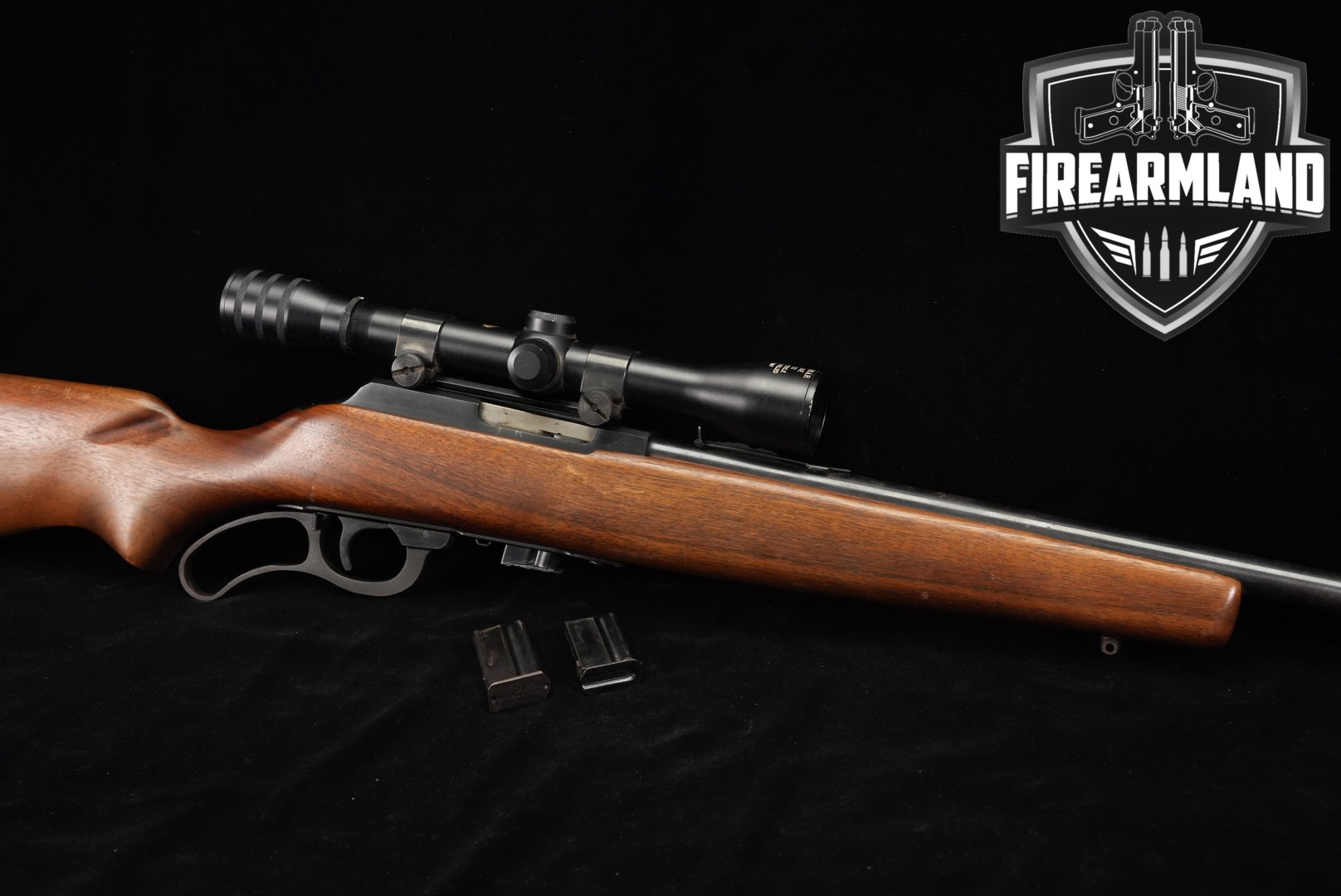 Marlin Firearms Co. Model 56 Levermatic .22 LR Hardwood in Fair Condition Thumbnail