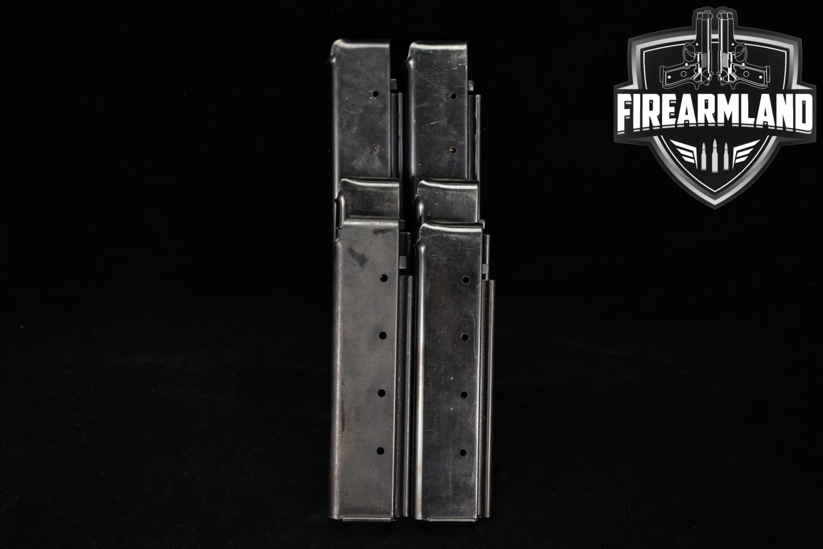 Multiple Manufacturers SIX (6) Thompson 1928/1928A1 Pattern Magazines 45ACP Various Capacities .45 ACP in Fair Condition Thumbnail