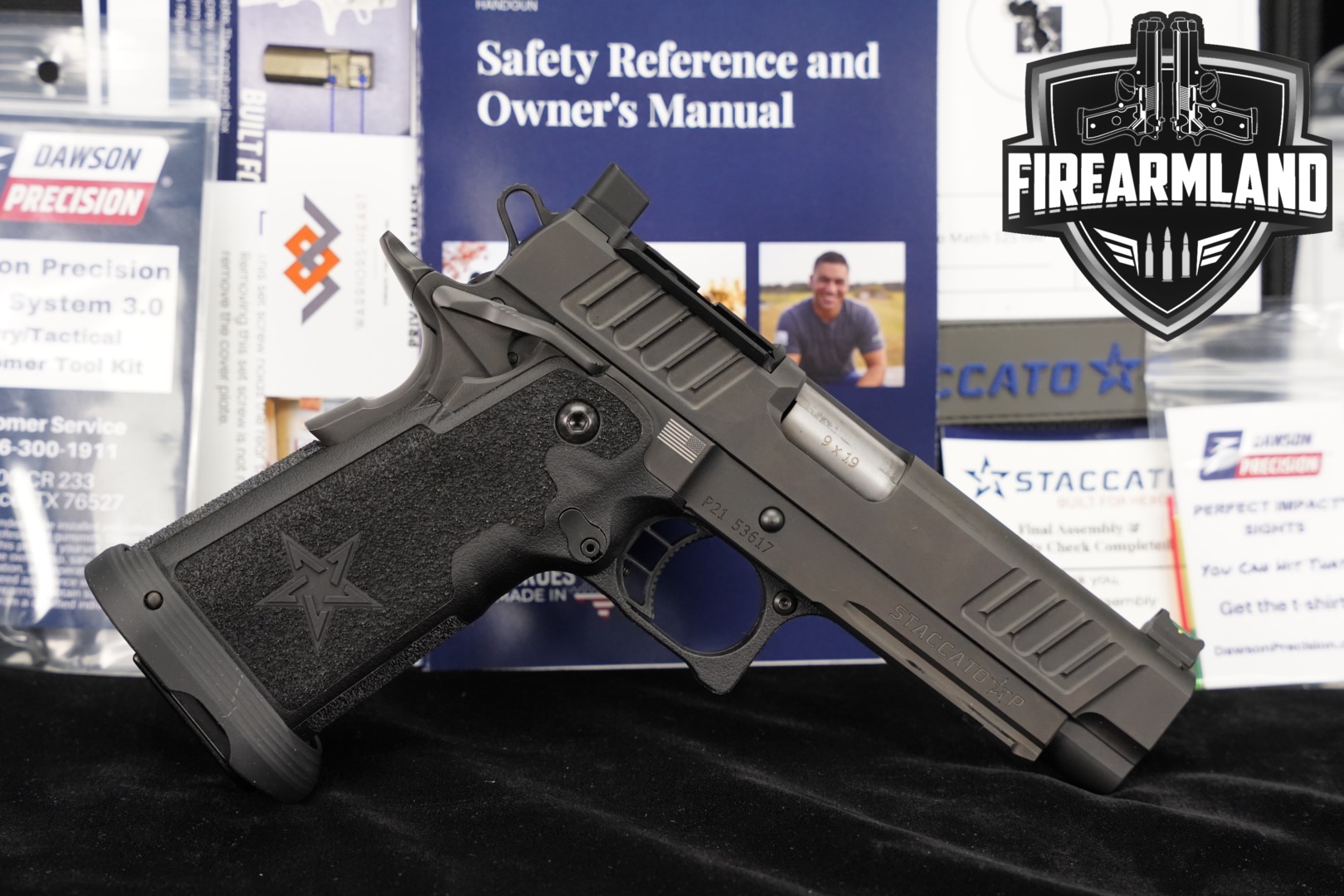 Staccato (STI) P DPO Optics-Ready 9mm Luger Black in Excellent Condition Thumbnail