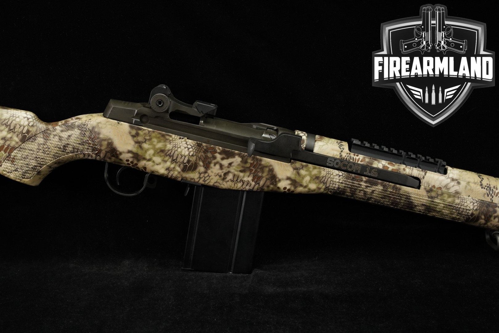 Springfield Armory M1A SOCOM 16 .308 Win. Parkerized & Camo in Very Good Condition Thumbnail
