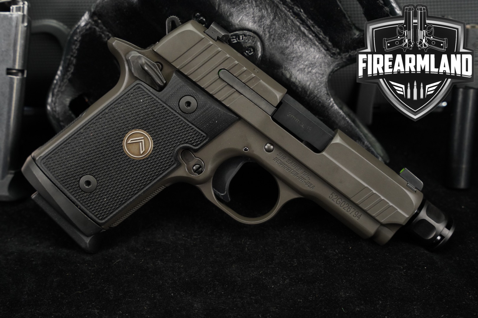 Sig Sauer P938 Legion 9mm Luger Legion Gray in Very Good Condition Thumbnail