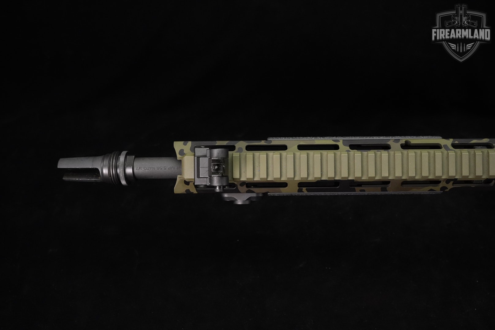 SBR Noveske Rifleworks Model N4 5.56 NATO AR-15 AR15 13.7" Green/Gray Camo-img-11