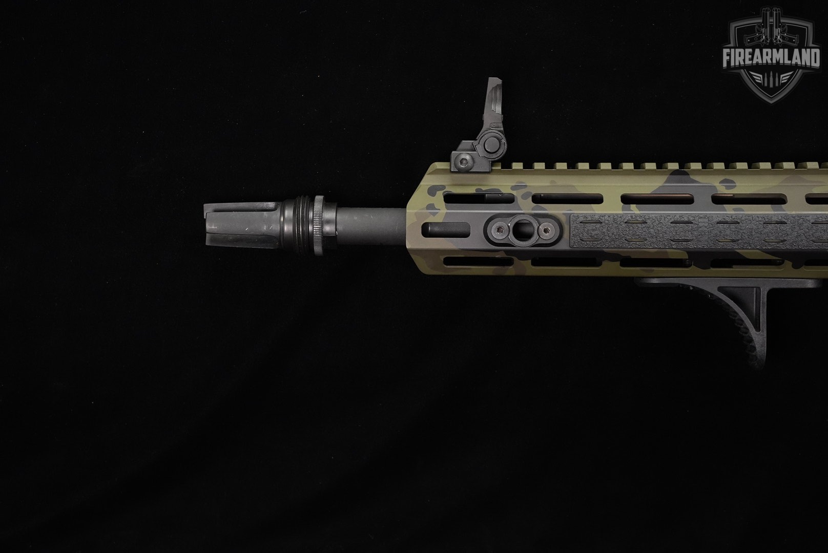 SBR Noveske Rifleworks Model N4 5.56 NATO AR-15 AR15 13.7" Green/Gray Camo-img-8