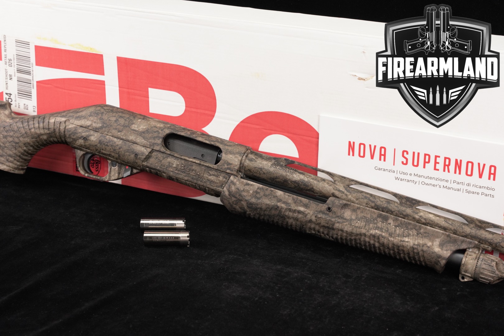 Benelli Nova Field 20-Gauge 26" Mossy Oak Bottomland Camo +ORIG BOX-img-0