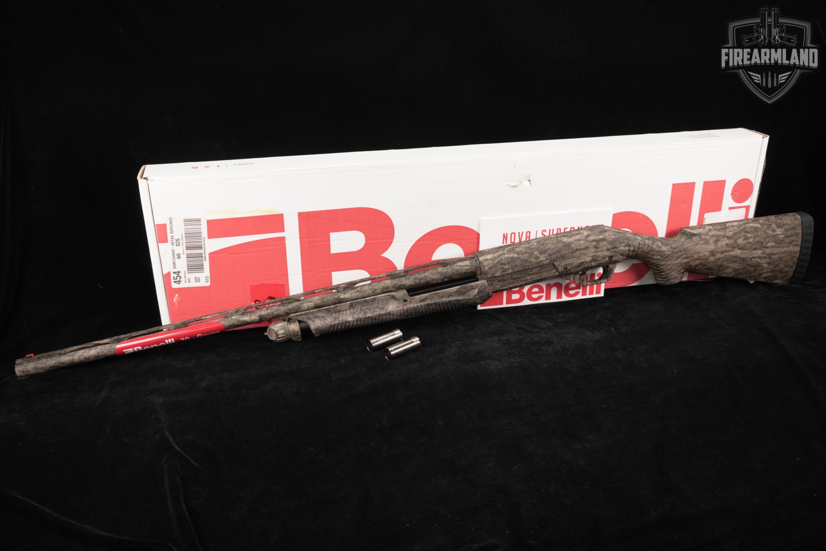 Benelli Nova Field 20-Gauge 26" Mossy Oak Bottomland Camo +ORIG BOX-img-2