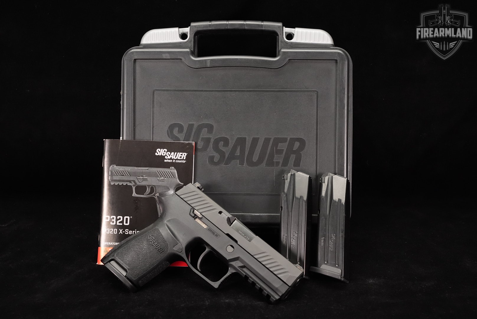 Sig Sauer P320 Compact 9mm 3.9" P-320 +3 MAGS, ORIG CASE-img-2