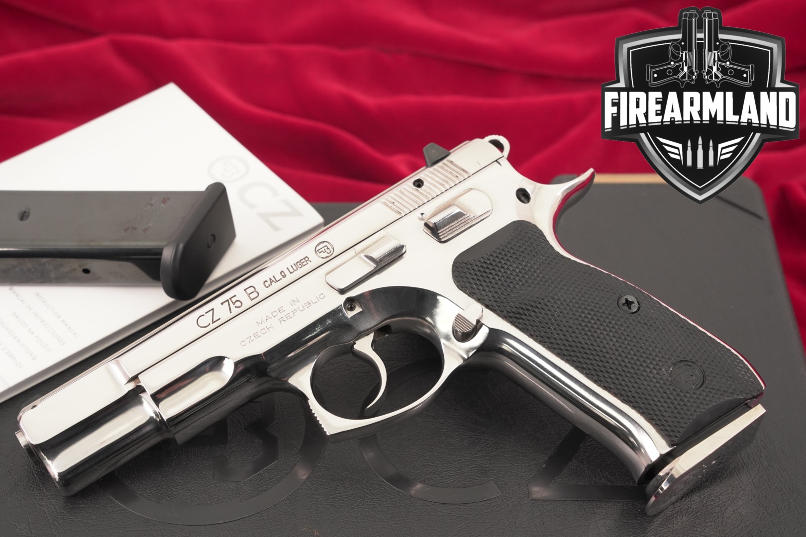 CZ CZ 75 B High Polish Stainless 9mm Luger High Polish Stainless in Very Good Condition Thumbnail