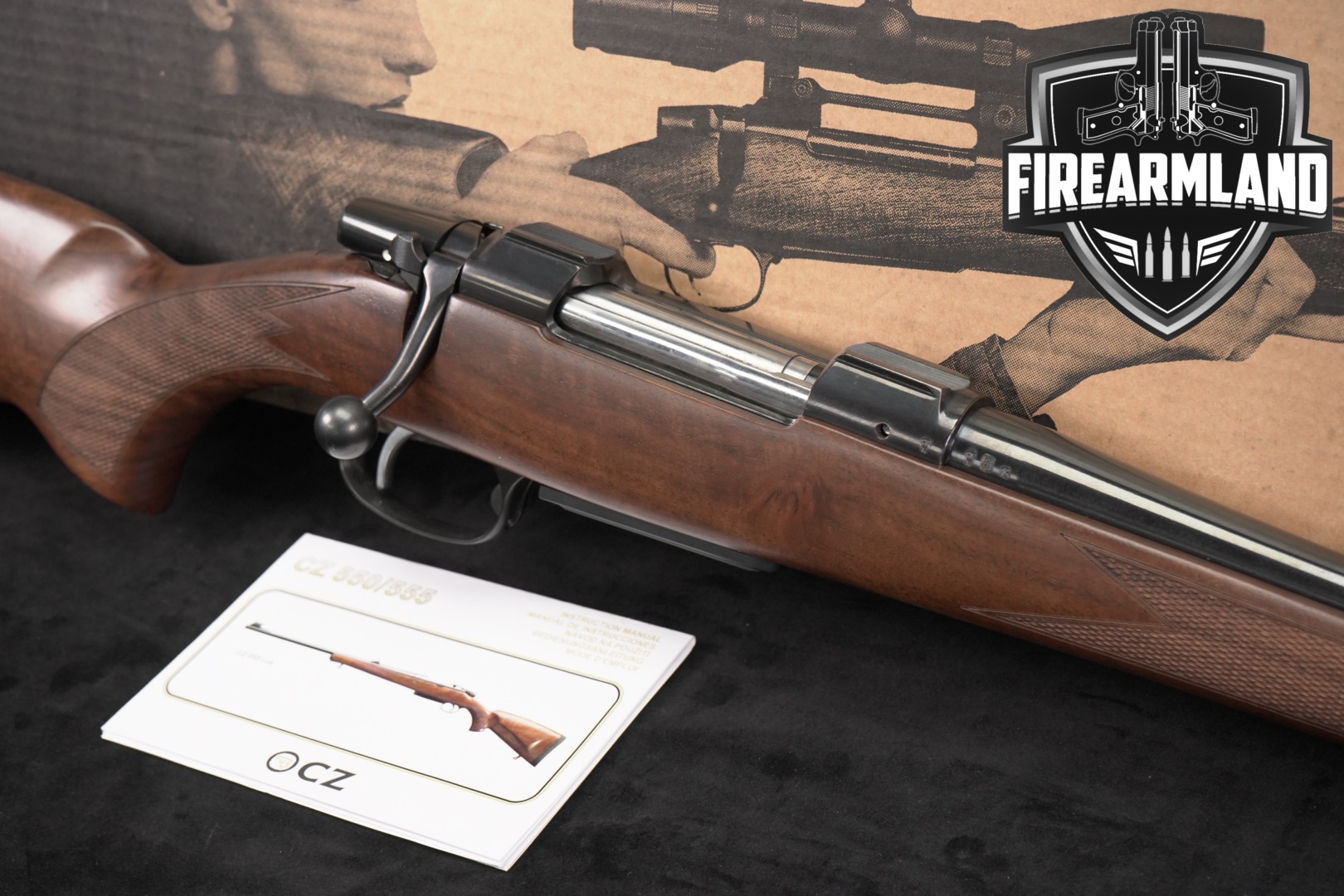 CZ CZ 550 Carbine .308 Win. Blued & Walnut in Excellent Condition Thumbnail