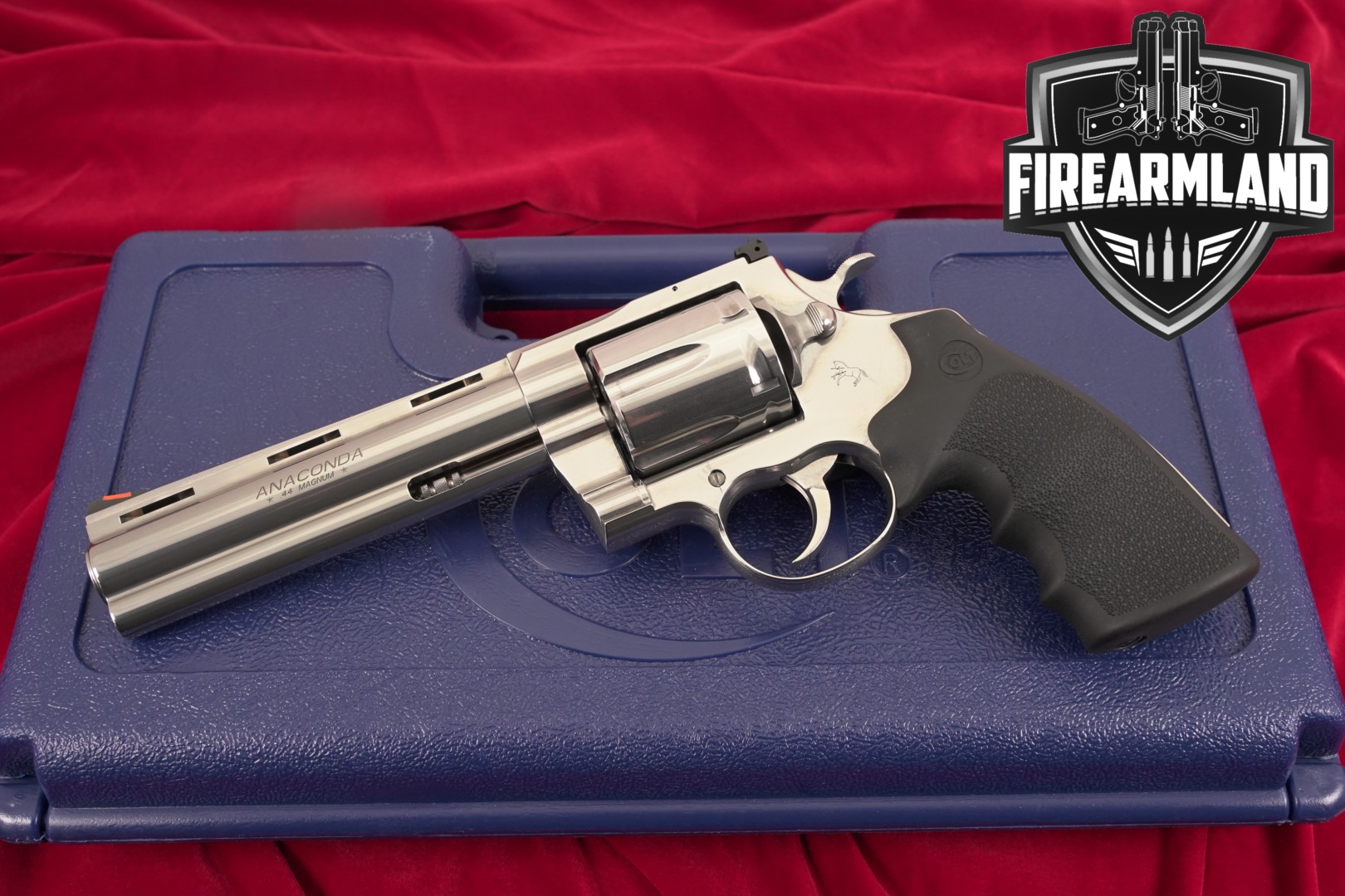 2021-2026 Colt Anaconda Target Sights .44 Rem Magnum Polished Stainless in Very Good Condition Thumbnail