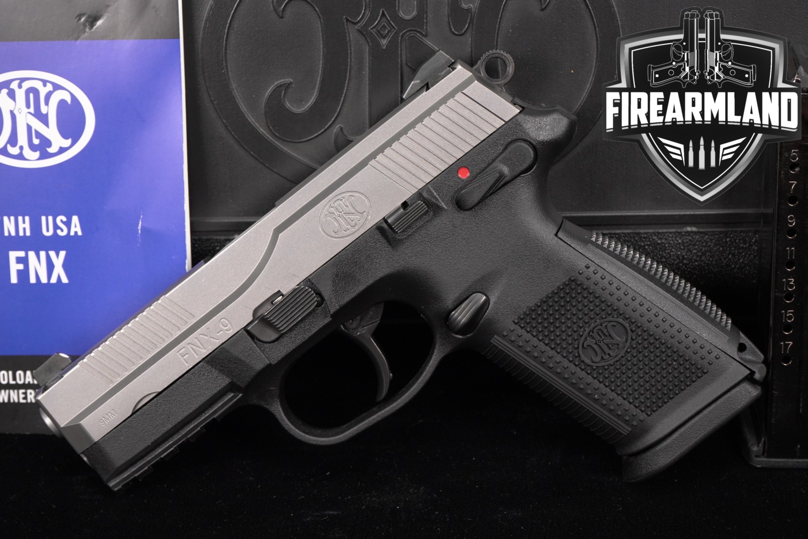 FN Herstal (FNH) FNX-9 MS 9mm Luger Two-Tone Stainless in Very Good Condition Thumbnail