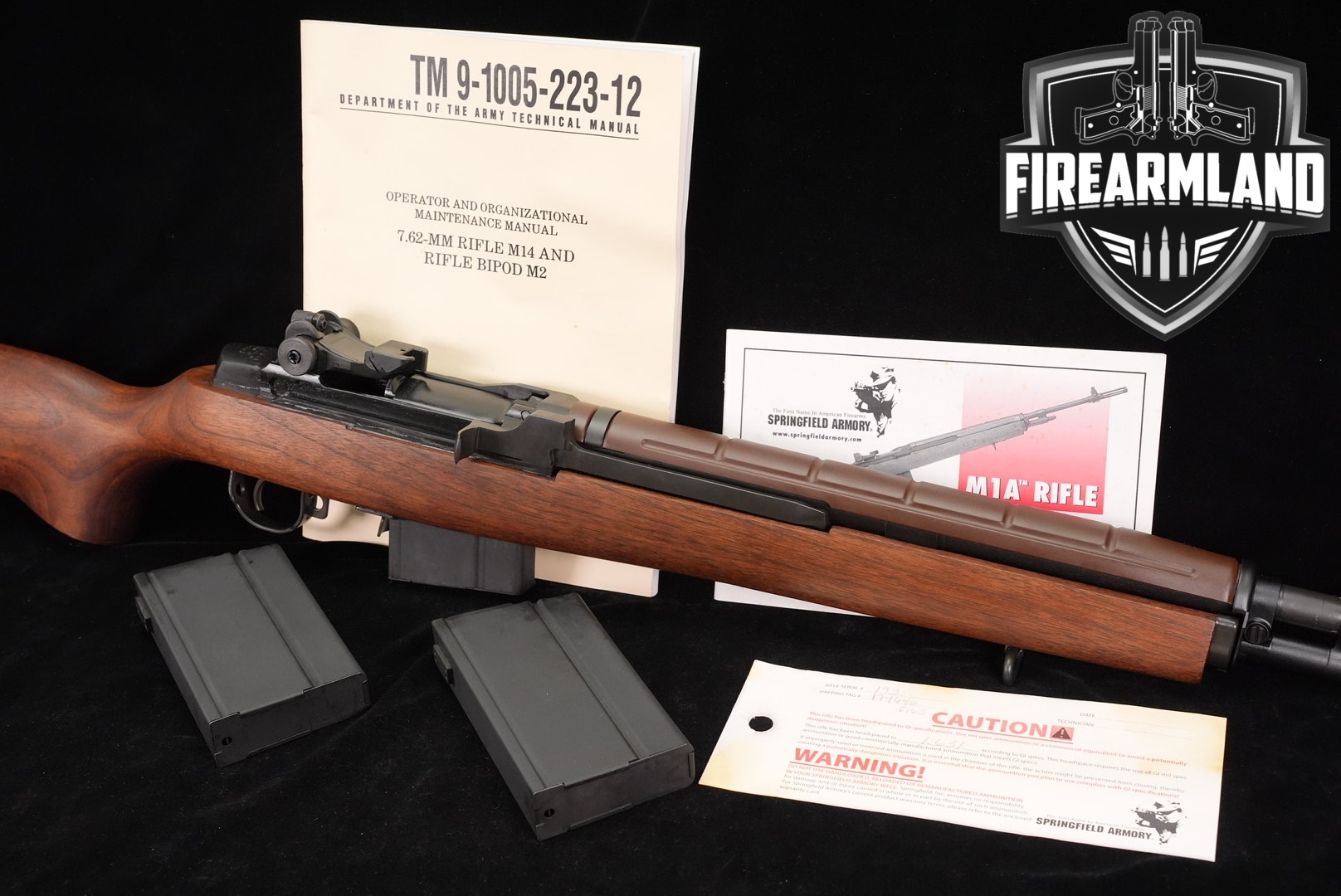 LIKE-NEW Springfield Armory M1A Super Match 308 Winchester 22" M1-A +3 MAGS-img-0