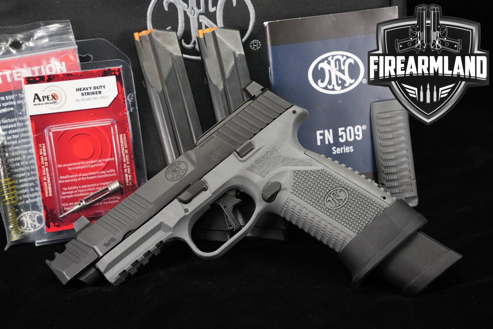 FN America 509 Tactical 9mm Luger Two-Tone Black & Gray in Good Condition Thumbnail